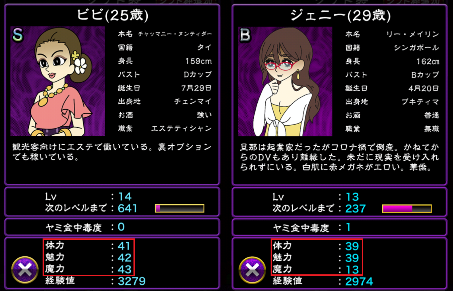 ランクの高い女の子を出勤させる