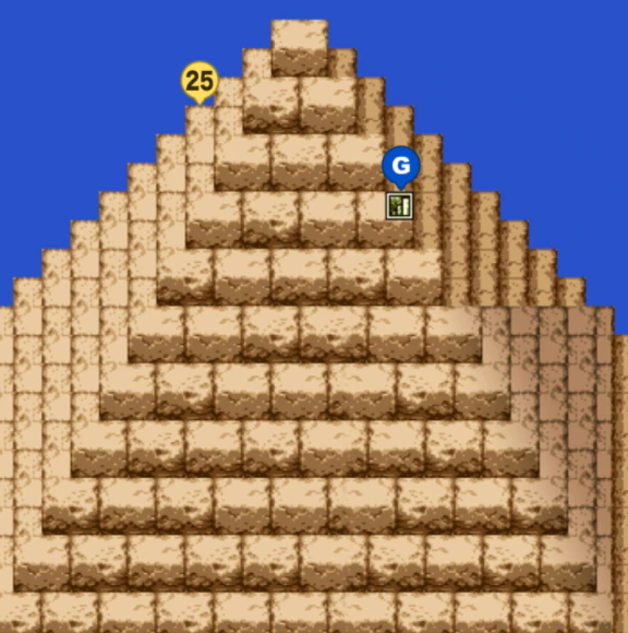 ピラミッドのマップ