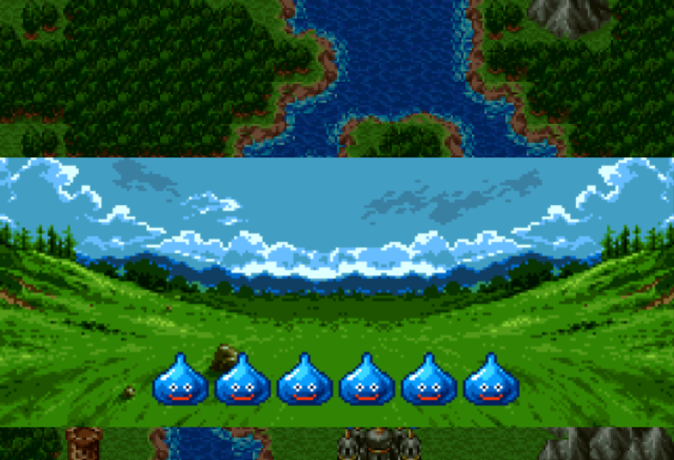 アリアハン周辺でレベル上げ