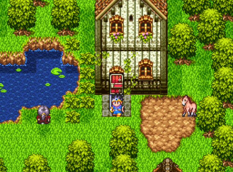 レーベの村で魔法の玉を入手