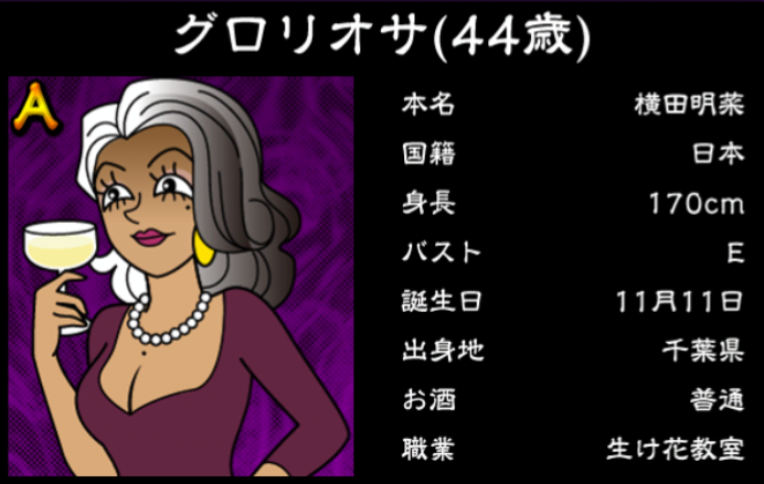 僕のぼったくりバー3攻略 Aランク女の子 グロリオサの詳細情報まとめ