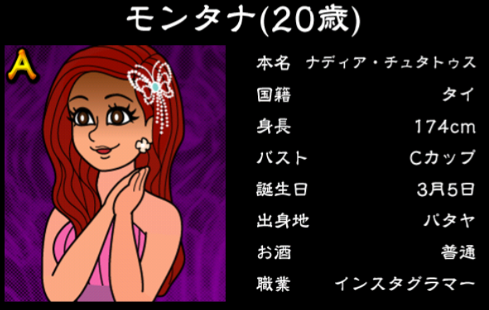 僕のぼったくりバー3攻略 Aランク女の子 モンタナの詳細情報まとめ