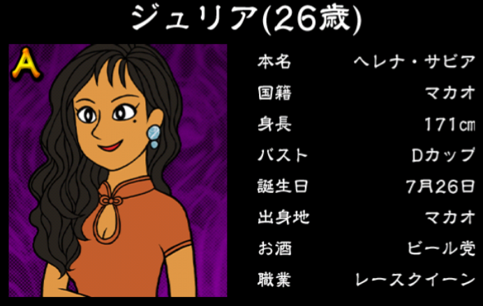 僕のぼったくりバー3攻略 Aランク女の子 ジュリアの詳細情報まとめ