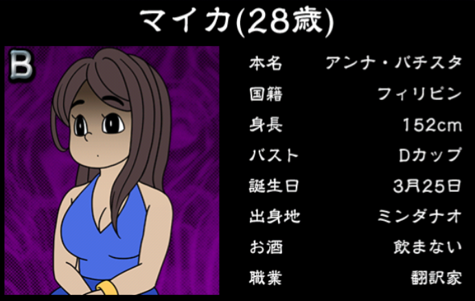 僕のぼったくりバー3攻略 Bランク女の子 マイカの詳細情報まとめ