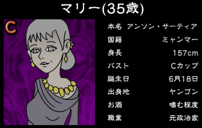 僕のぼったくりバー3攻略 Cランク女の子 マリーの詳細情報まとめ