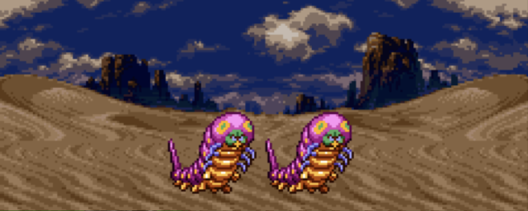 スマホ版ドラクエ3攻略 かえんムカデのステータス/ドロップアイテム/出現場所