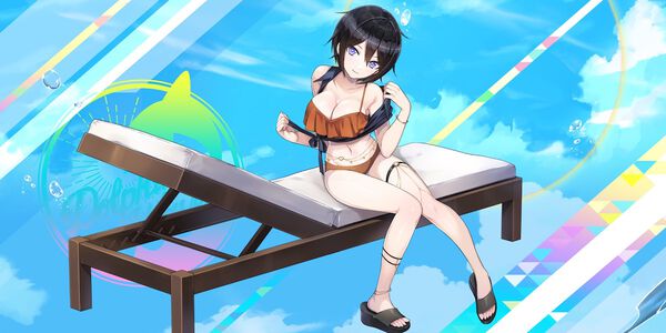 ドルフィンウェーブ攻略 住乃絵紫苑(水着)のステータス